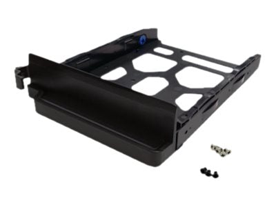 QNAP Black HDD Tray v4 for 3.5p and 2.5p drives without key lock black plastic with 6 x screws for 2.5p HDD tooless
