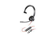Casque & Microphone Poly Blackwire 3310 Noir