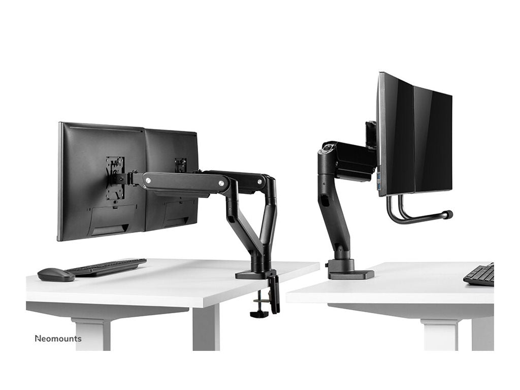 NEOMOUNTS DS75-450BL2 Support dÃ©cran Ã  fixer 17-32p - ressort Ã  gaz - Topfix - arrÃªt 180