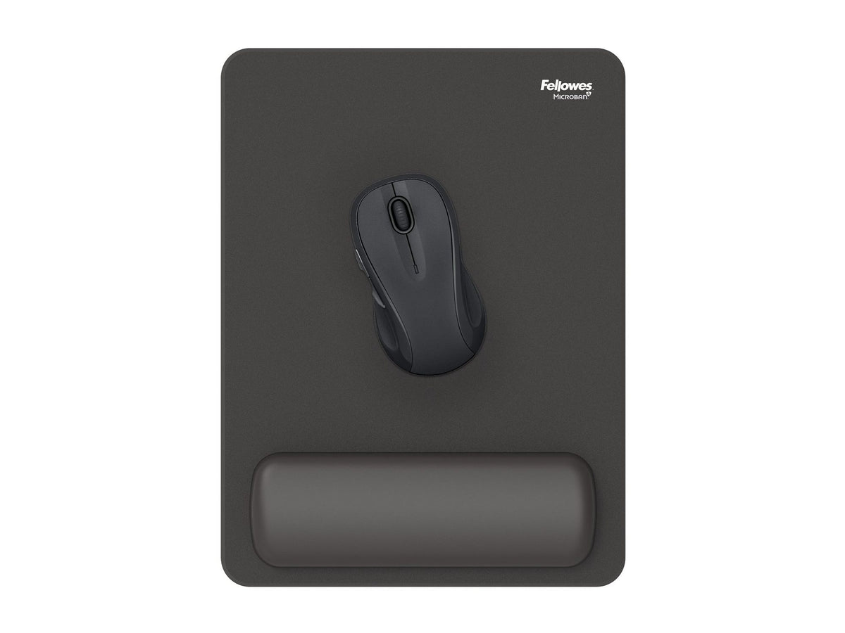 FELLOWES Tapis souris repose-poignets XL Breyta Noir