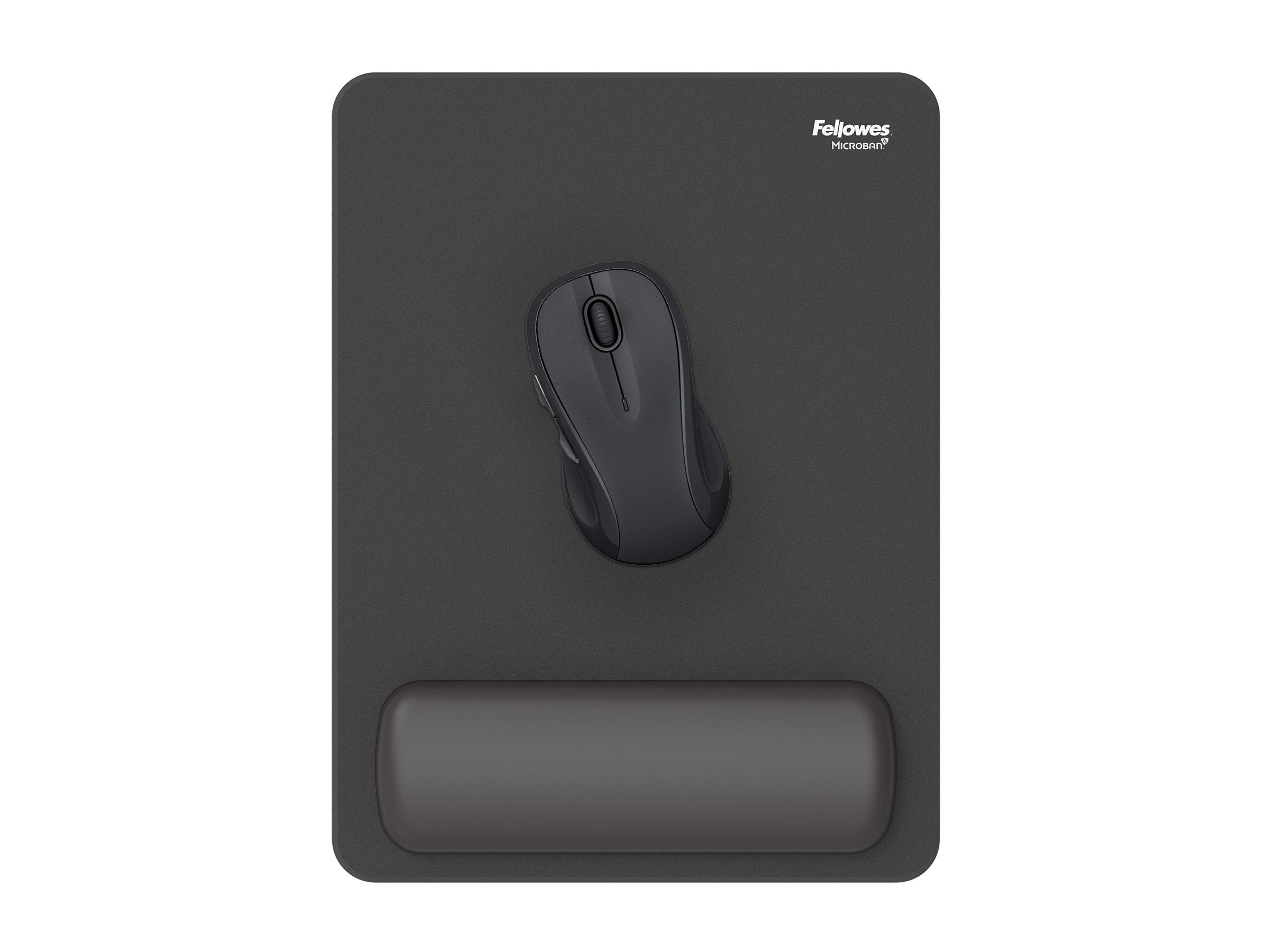 FELLOWES Tapis souris repose-poignets XL Breyta Noir