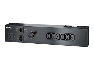 APC Service Bypass Panel Rack AC 230V 1500VA input IEC 60320 C14 output connectors 7 2U Black