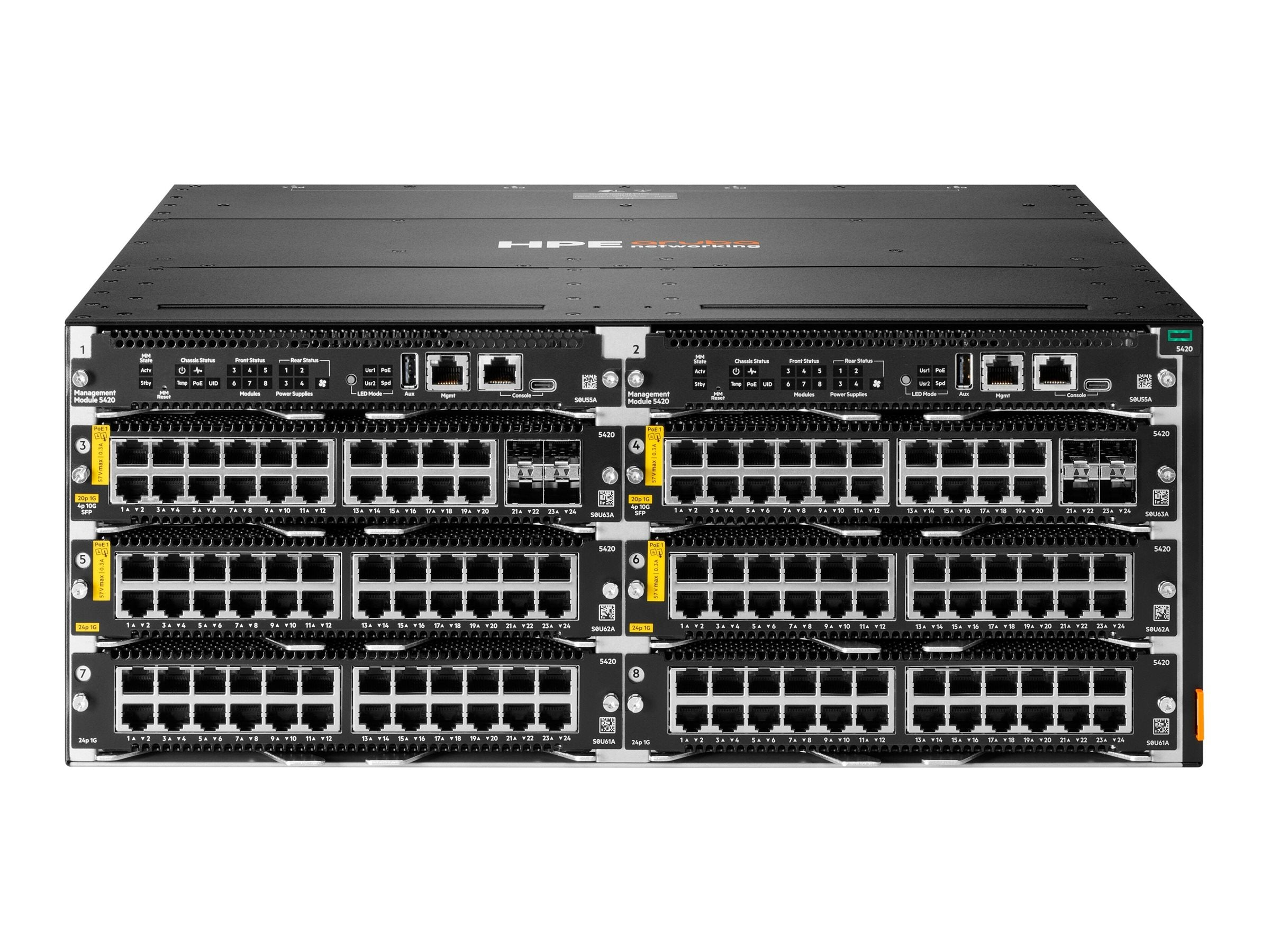 HPE Aruba Networking CX 5420 6-slot Switch
