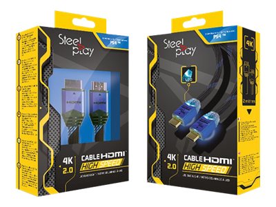 LEXIP X STEELPLAY 4K 2.0 HDMI High Speed Ultra HD LED Cable 2m PS4/PS3