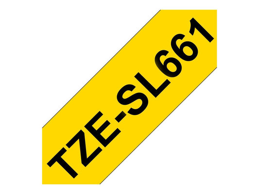 BROTHER TZeSL661 tape Black on Yellow 36mm