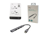 I-TEC USB-C Metal HUB 1x USB 3.0 3x USB 2.0 without power adapter