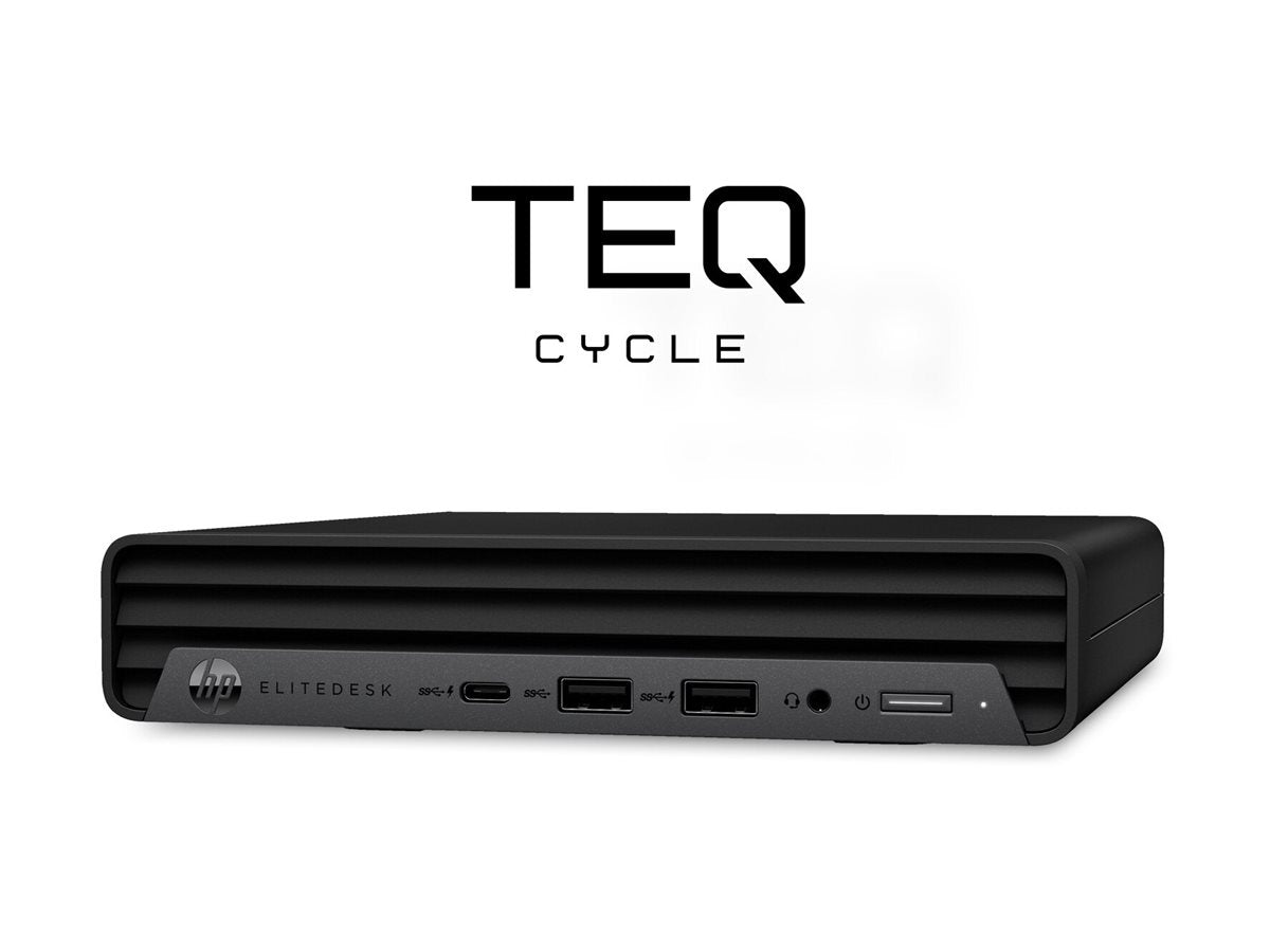 TEQCYCLE Premium - HP EliteDesk 800 G6 DM Intel Core i5-10400T 16Go 256Go - W11P - PC Fixe reconditionné garantie 2 ans
