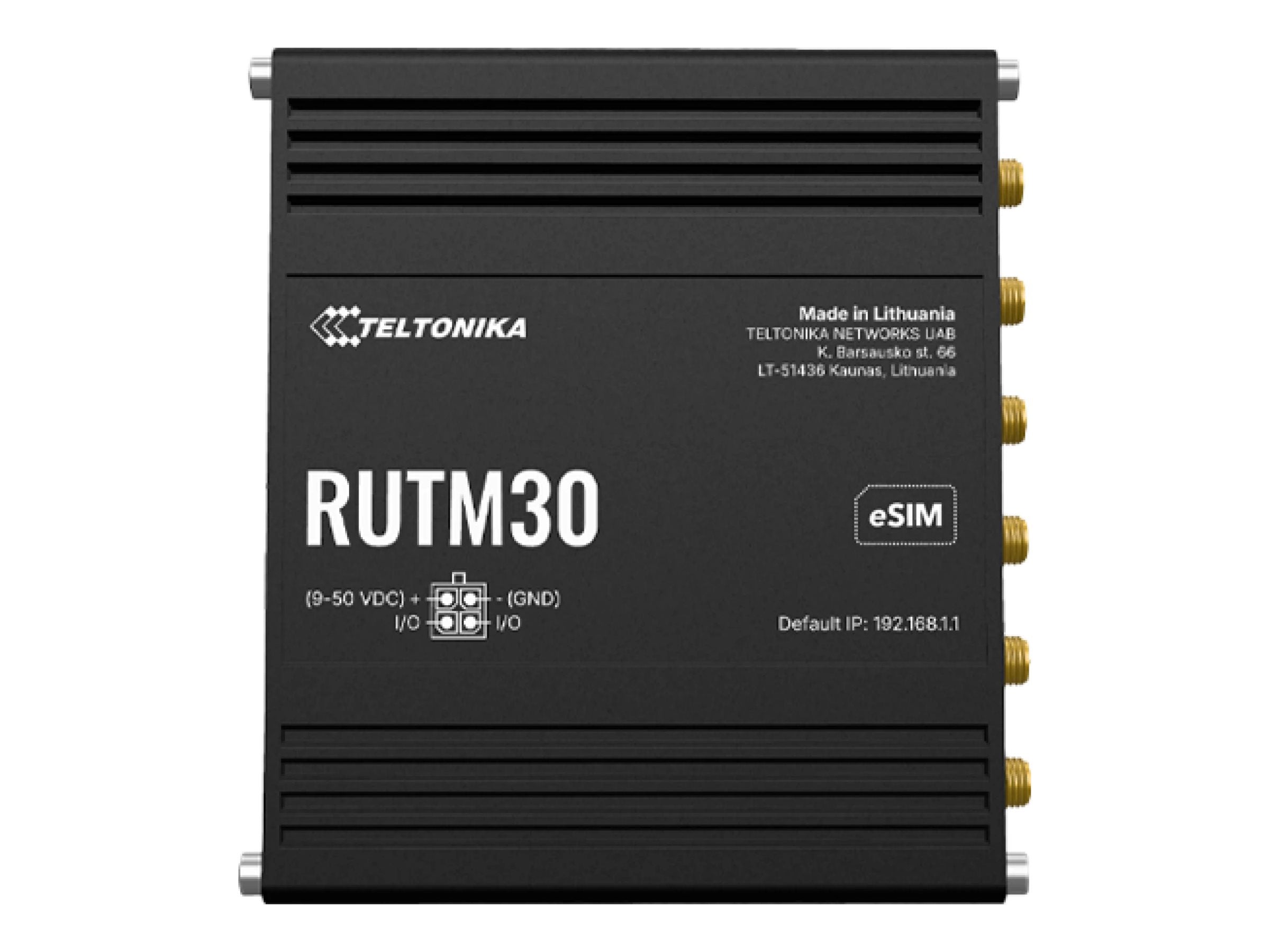 TELTONIKA NETWORKS RUTM30 DUAL SIM eSIM 5G/4G/LTE/3G Router