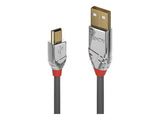 LINDY 0.5m USB 2.0 Type A/Mini-B Cable Cromo Line 480Mbit/s