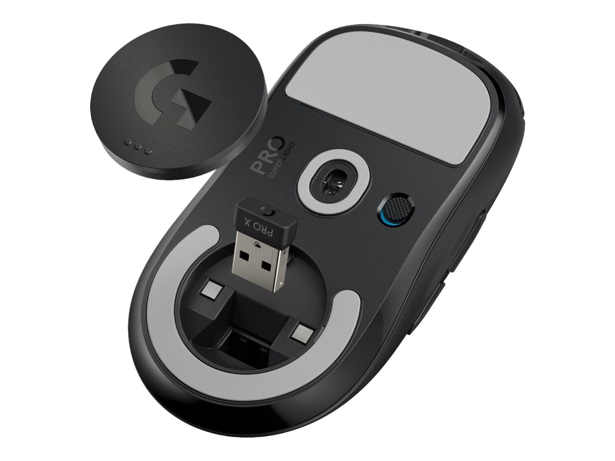 LOGITECH G PRO X SUPERLIGHT Gaming mouse right-handed optical 5 buttons wireless 2.4 GHz USB LIGHTSPEED receiver magenta