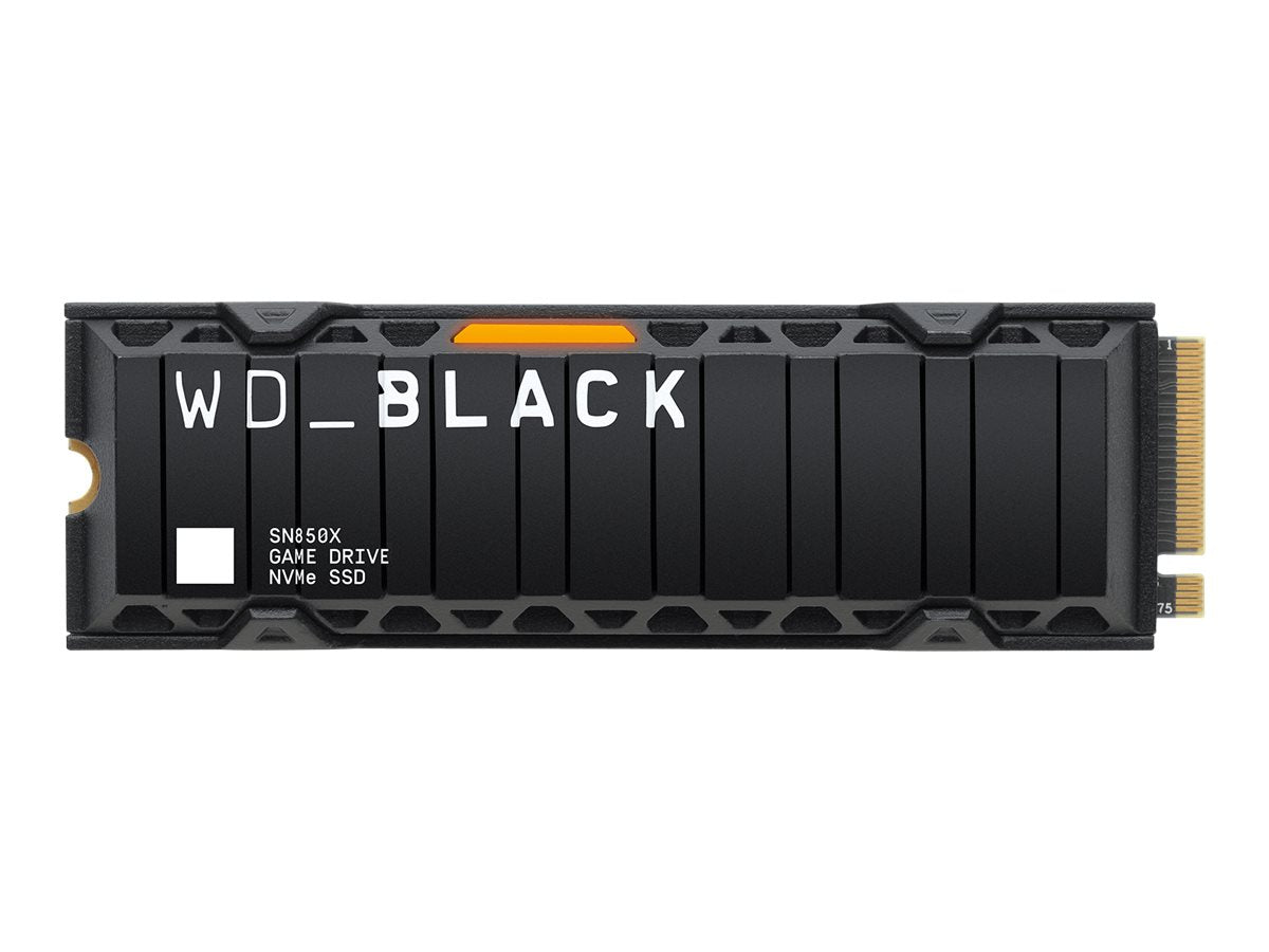 WD Black 2To SN850X NVMe SSD Supremely Fast PCIe Gen4 x4 M.2 with heatsink internal single-packed POWERED BY SANDISK