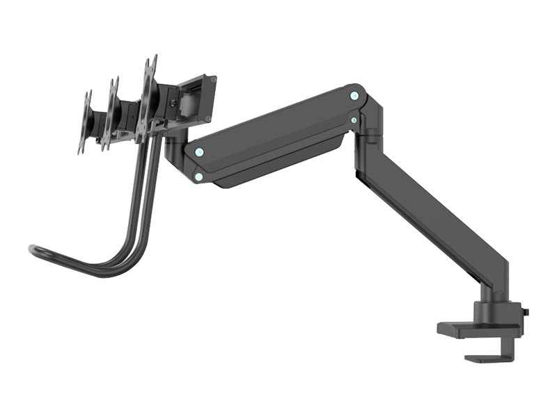 NEOMOUNTS NM-D775DX3BLACK Support décran à fixer 17-27p - ressort à gaz - Topfix - arrêt 180