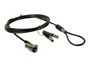 MCL Antivol type câble à encoche étroite système à clé 1.80m
