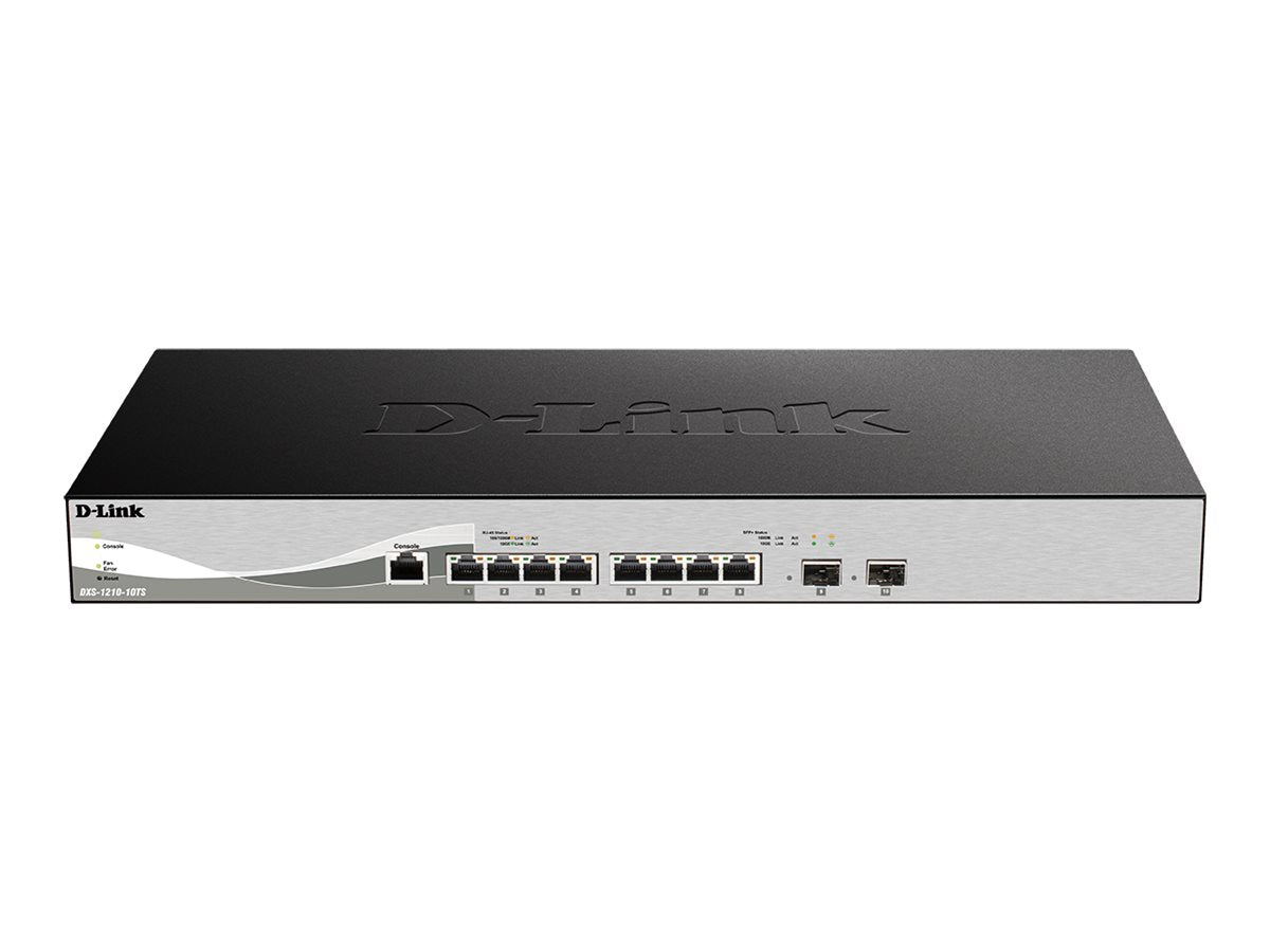 D-LINK Smart+ L2+ 8 Copper Multigigabit Ports 100M/1G/2.5G/5G/10G & 2 SFP+ 10GbE ports