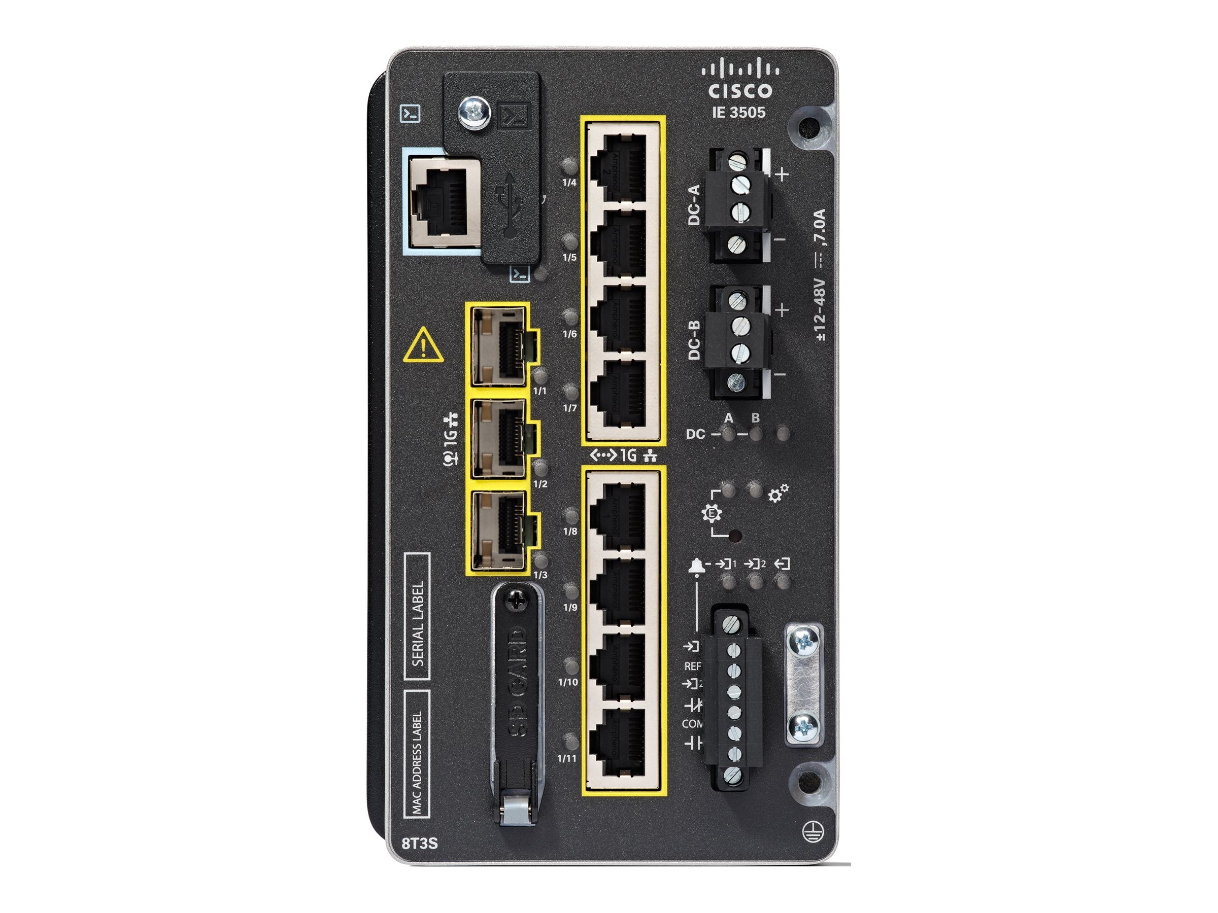 CISCO IE3500 w/ 8 GE Copper and 3 GE SFP Adv Modular NE