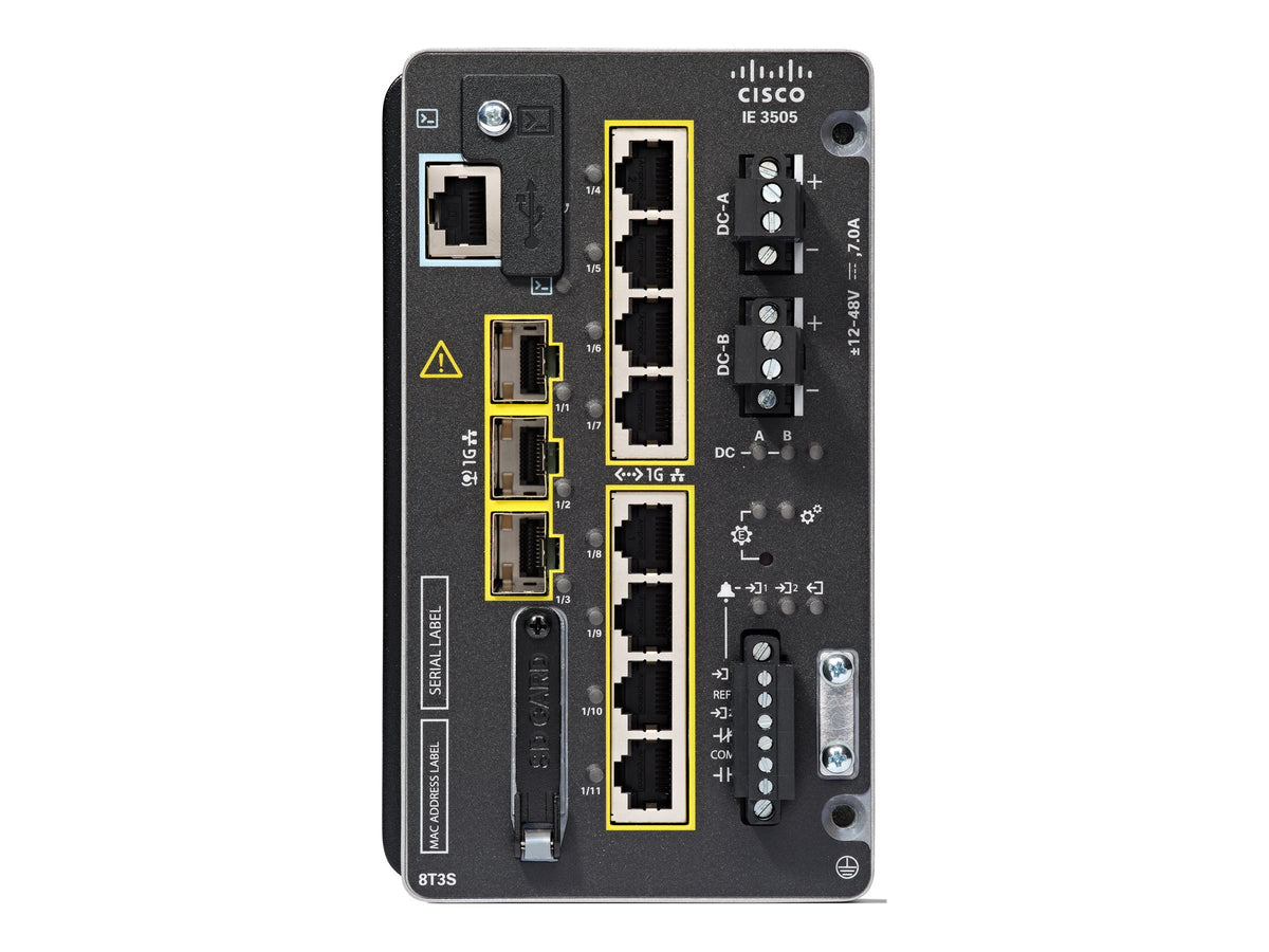 CISCO IE3500 w/ 8 GE Copper and 3 GE SFP Adv Modular NE