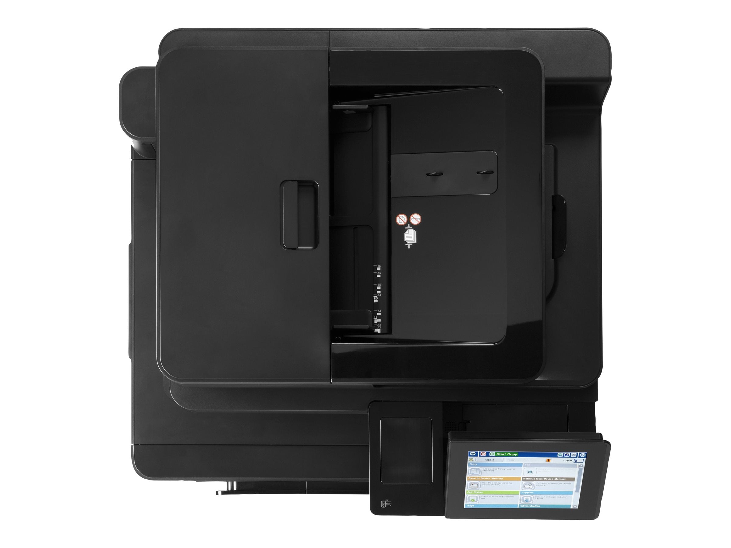 HP LaserJet Enterprise Flow M880z MFP colour laser A3 297x420mm A3 46ppm Copy 46ppm Print 2100sheets USB LAN