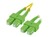 MCL SCAPC duplex singlemode 9/125 OS2 optical fiber - 5m
