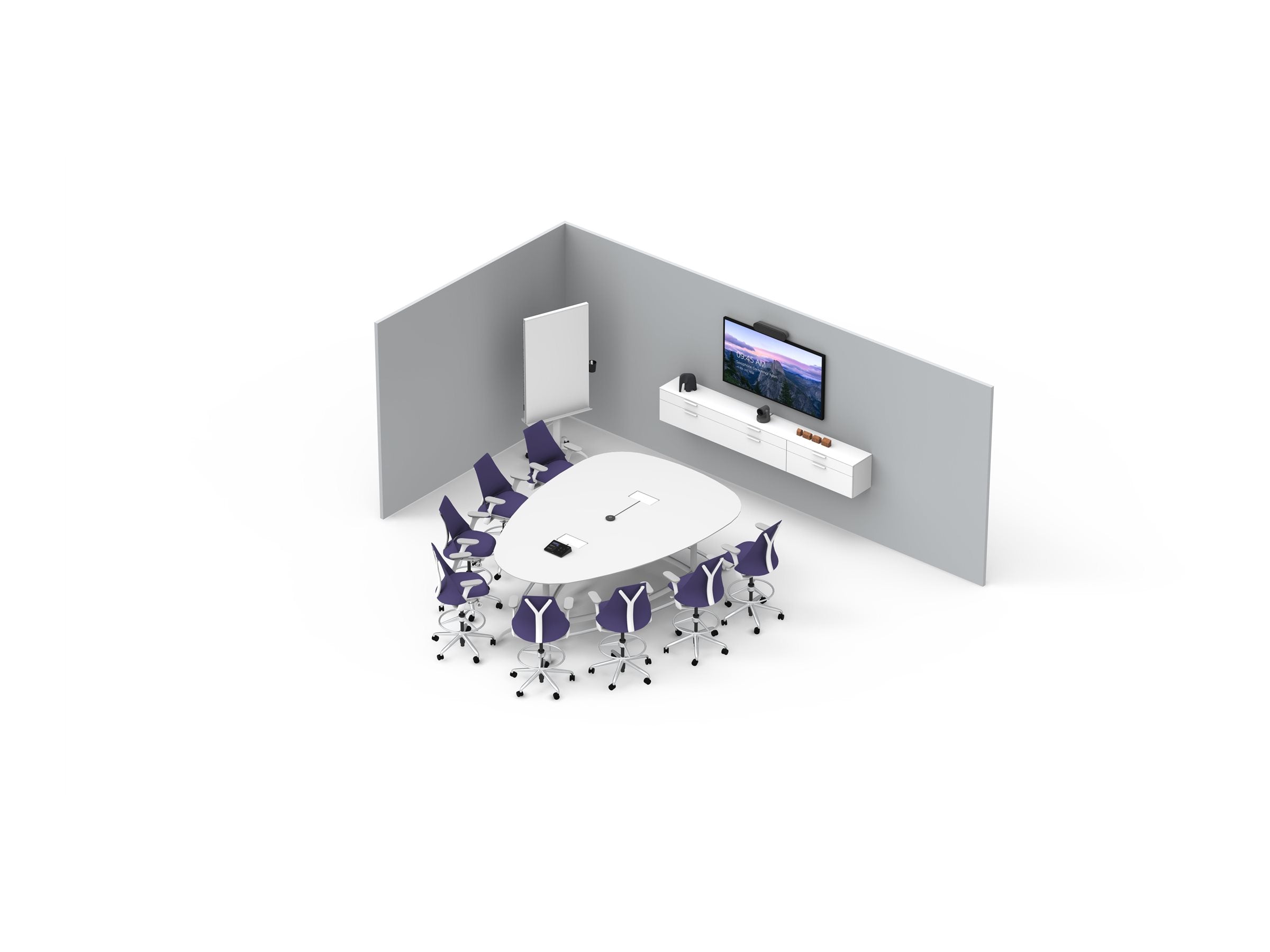 LOGITECH Medium Microsoft Teams Rooms with Tap + Rally System + Intel NUC Video conferencing kit with Intel NUC Pro Kit NUC11TNKi5