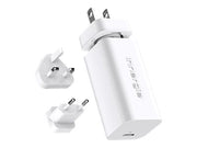 INNERGIE Powergear 60C Le plus petit adaptateur secteur 60W Cable USB/C- 1.5m Embouts de voyage UE.UK et US inclus