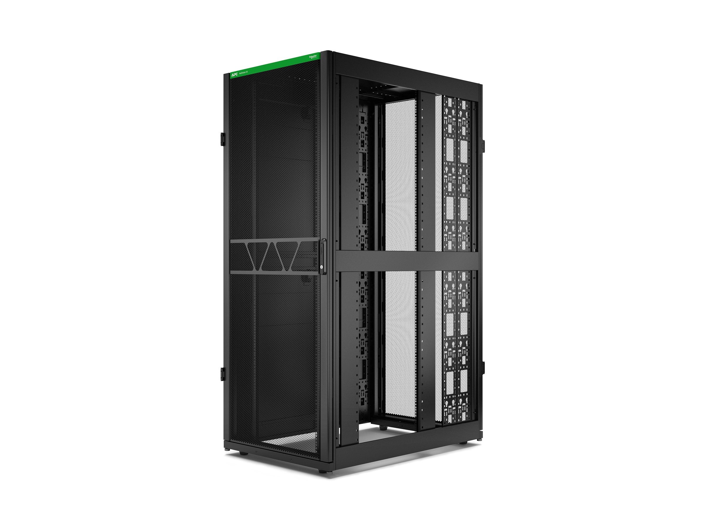 APC NetShelter SX Gen 2 Rack cabinet 1991H x 800W x 1200D mm with sides floor-standing Black 42U 19 TAA Compliant