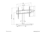 NEOMOUNTS DS45-430BL16 Support de bureau pour écran à poser 37-70p- pivotant