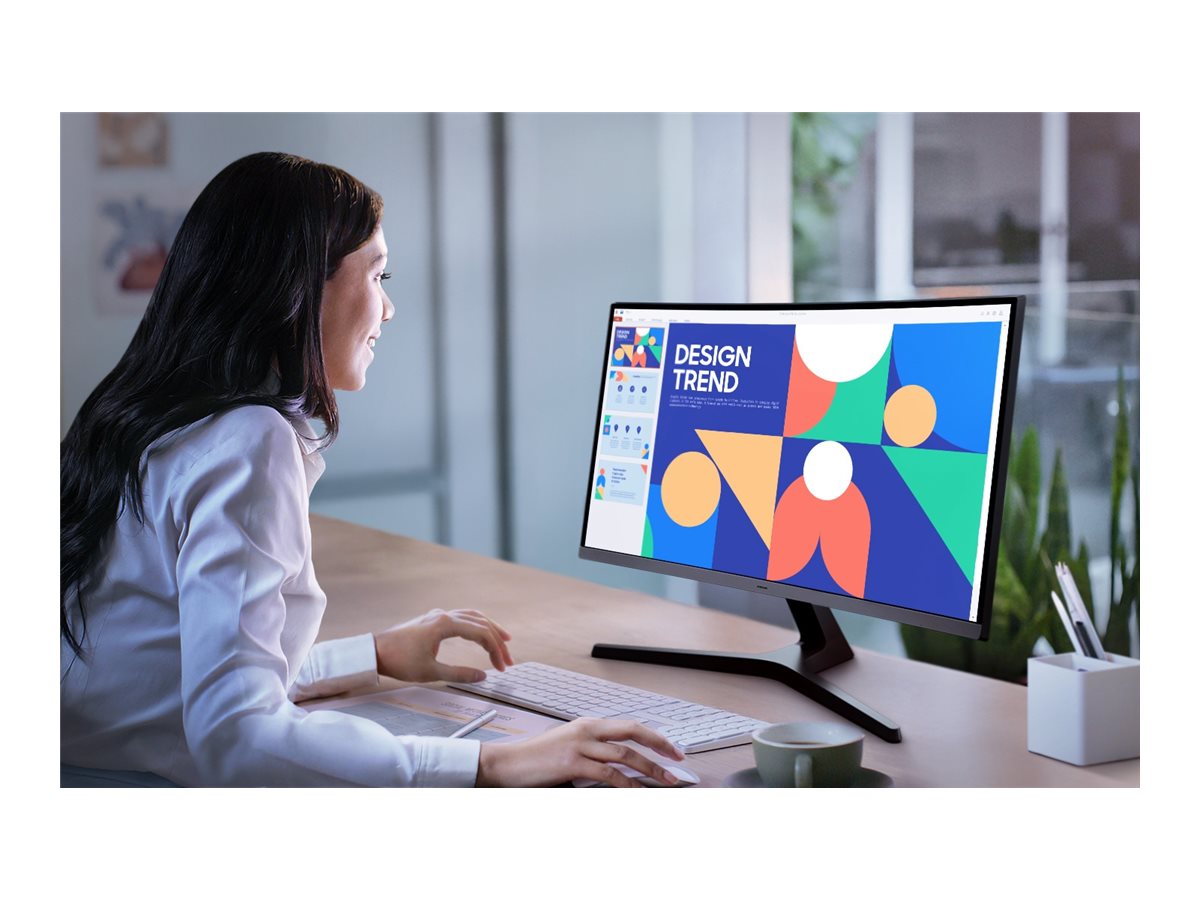 SAMSUNG LS27D390GAUXEN écran LED - incurvé - 27p- 1920 x 1080 Full HD (1080p) 100 Hz - VA - 250 cd/m2 - 4000:1 - 4 ms - HDMI VGA