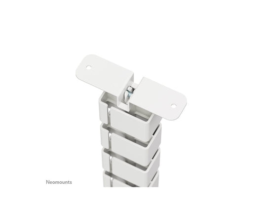 NEOMOUNTS Magnetic Cable Cover for sit/stand desk frames screw mounted magnetic channel white