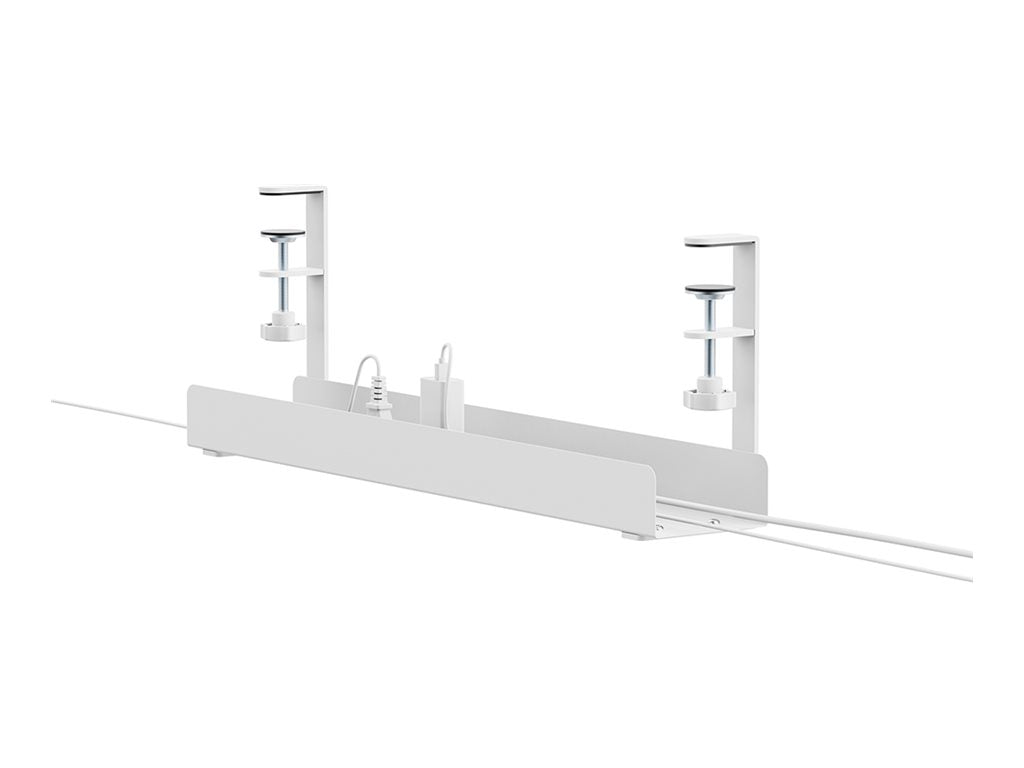 NEOMOUNTS Cable Management Tray max 5kg. clamp-on design universal white