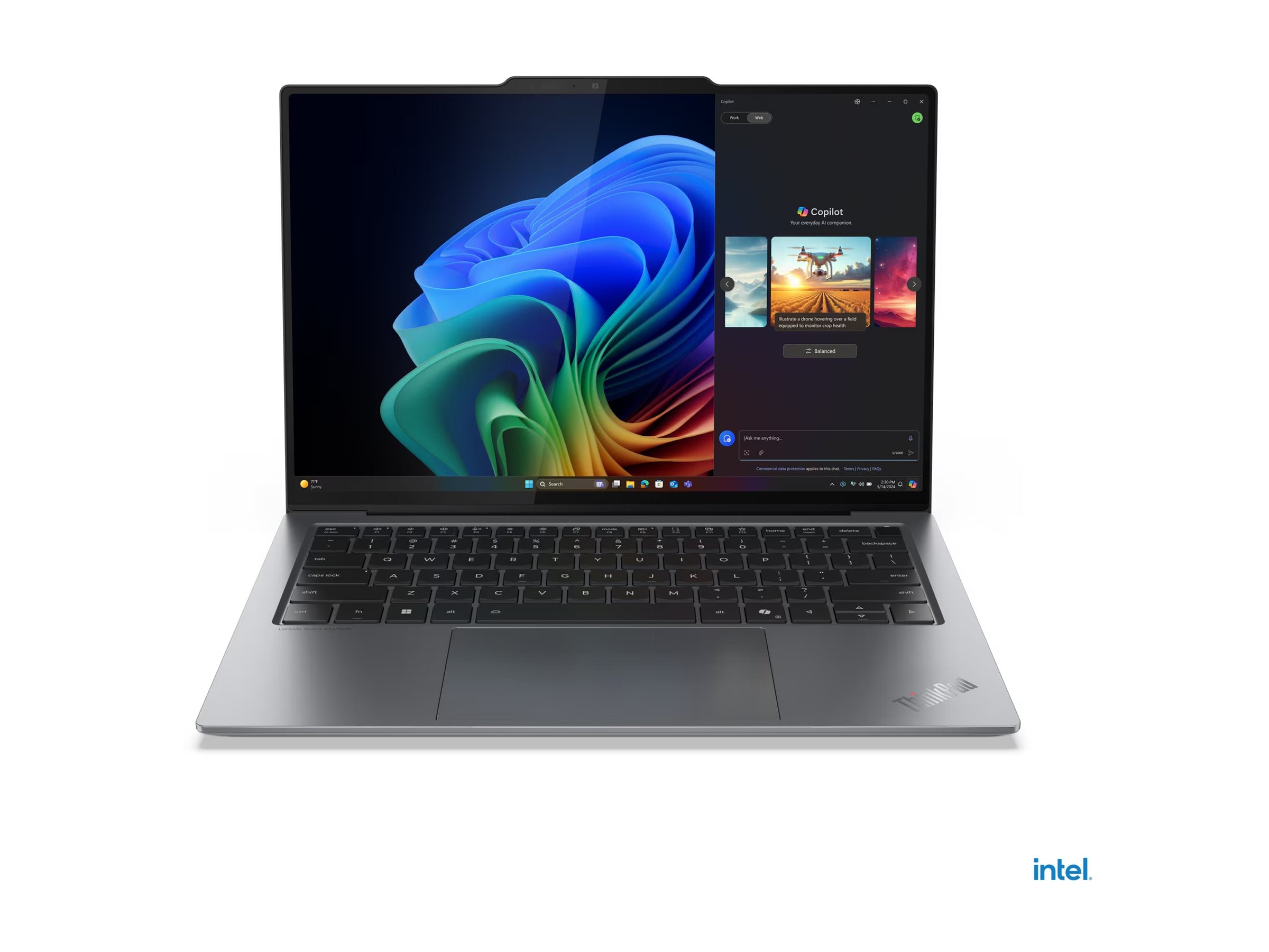LENOVO ThinkPad X9-14 G1 Intel Core Ultra 7 258V 14p 2.8K Touch 32Go 1To SSD M.2 Intel Arc Graphics 140V W11P 3YR Carryin