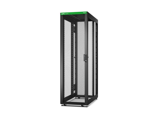 APC Easy Rack 42Ux600x1200 with Roof castors feet and 4Brackets No Side panels Bottom black