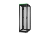 APC Easy Rack 42Ux600x1200 with Roof castors feet and 4Brackets No Side panels Bottom black