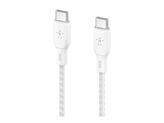 BELKIN 100w USB-C to USB-C Braided Cable 3M White