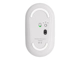 LOGITECH Pebble Mouse 2 M350s Mouse optical 3 buttons wireless Bluetooth 5.2 LE tonal white