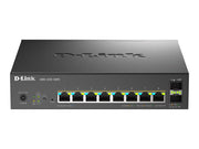 D-LINK Smart+ L2+ 8 ports 2.5 GbE PoE 1-2/60W - 3-8/30W and 2 ports 10 GbE SFP+ - Budget PoE 120 W