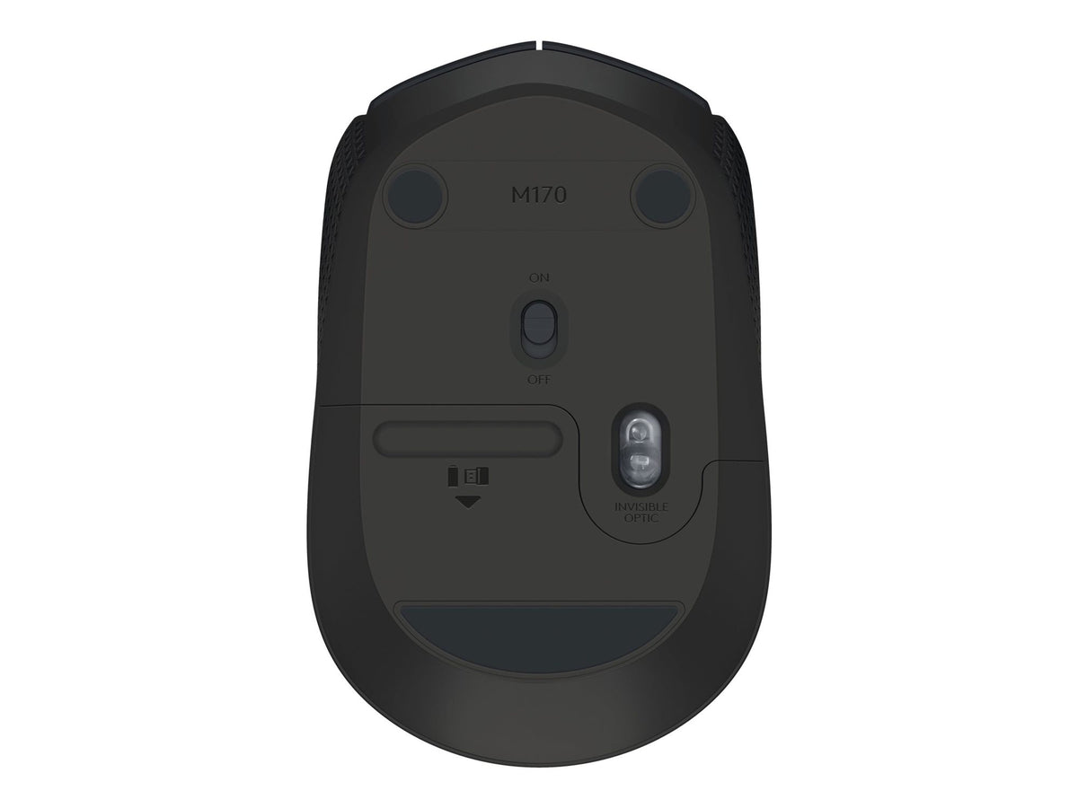 LOGITECH B170 Mouse optical 3 buttons wireless 2.4 GHz USB wireless receiver black