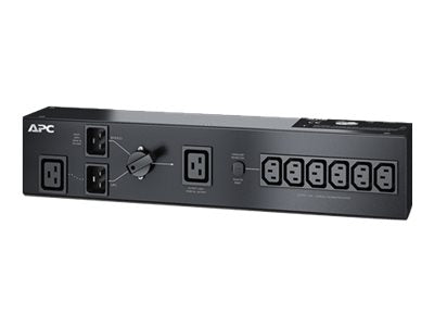 APC Service Bypass Panel Rack AC 230V 3000VA input IEC 60320 C20 output connectors 8 2U Black