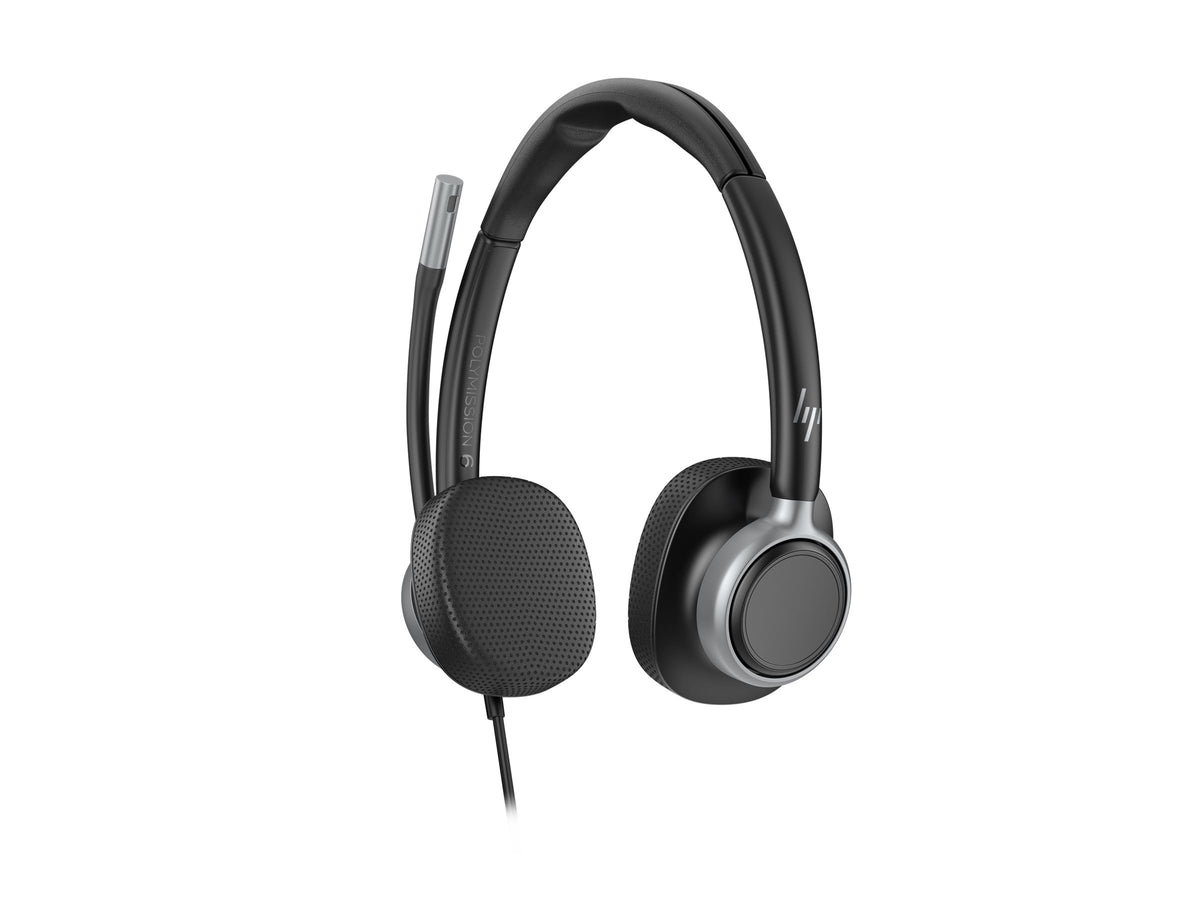 HP Poly Mission 625 Stereo USB Wired Headset Bulk WW