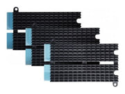ASUSTOR AS-HK1 - Kit de dissipateurs thermiques pour M.2 SSD - Compatible FS67/AS-T10G3 - Pack de 3