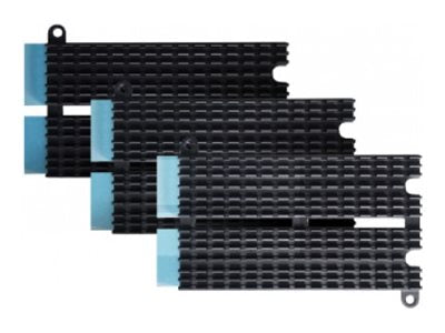 ASUSTOR AS-HK1 - Kit de dissipateurs thermiques pour M.2 SSD - Compatible FS67/AS-T10G3 - Pack de 3
