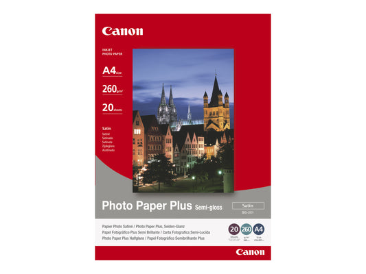 CANON SG-201 semi brillant photo  papier inkjet 260g/m2 4x6 inch 50 feuilles pack de 1