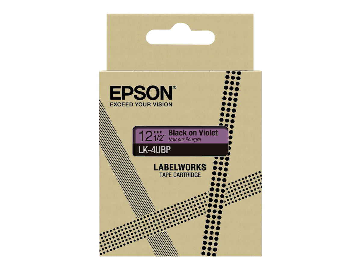 EPSON Colour Tape Violet/Black 12mm 8m LK-4UBP