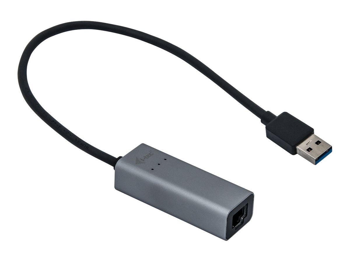 I-TEC USB 3.0 Metal Gigabit Ethernet Adapter 1xUSB 3.0 to RJ-45 LED for Notebook Tablet PC Windows Mac Linux Android