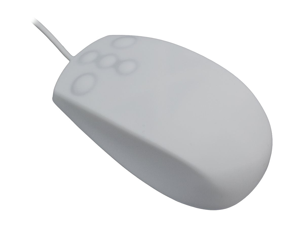 MCL-SAMAR Souris optique étanche silicone - Blanc