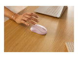 LOGITECH M240 Silent Mouse right and left-handed optical 3 buttons wireless Bluetooth rose