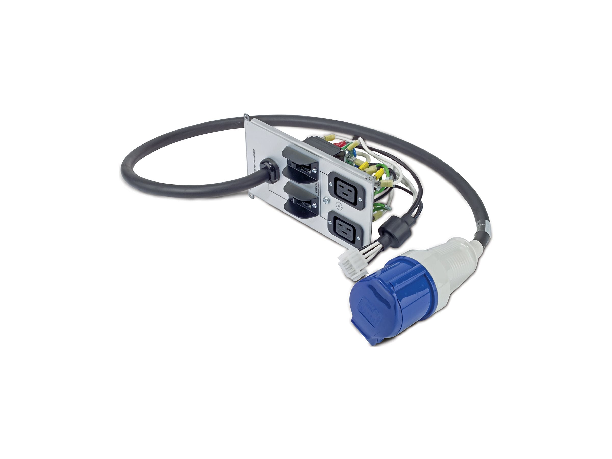 APC Power distribution strip AC 230V input power output connectors 3 IEC 60320 C19 IEC 60309