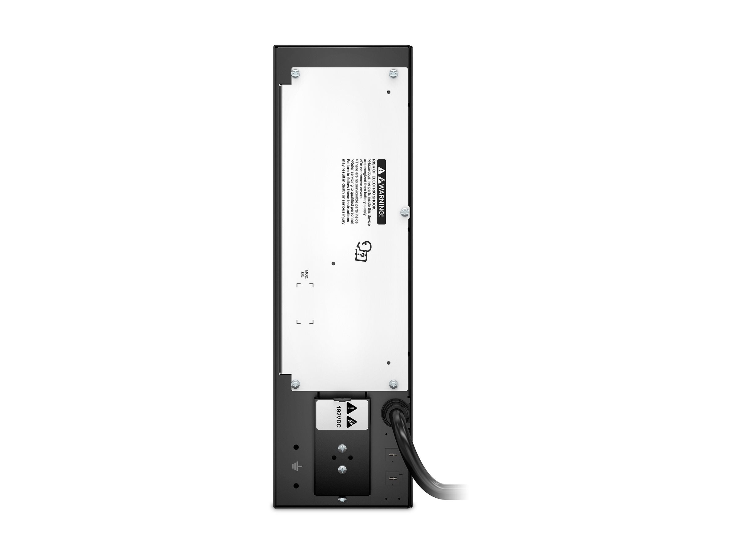 APC Smart-UPS SRT 192V 5kVA and 6kVA Battery Pack Battery enclosure 2 x battery lead acid 2U Black