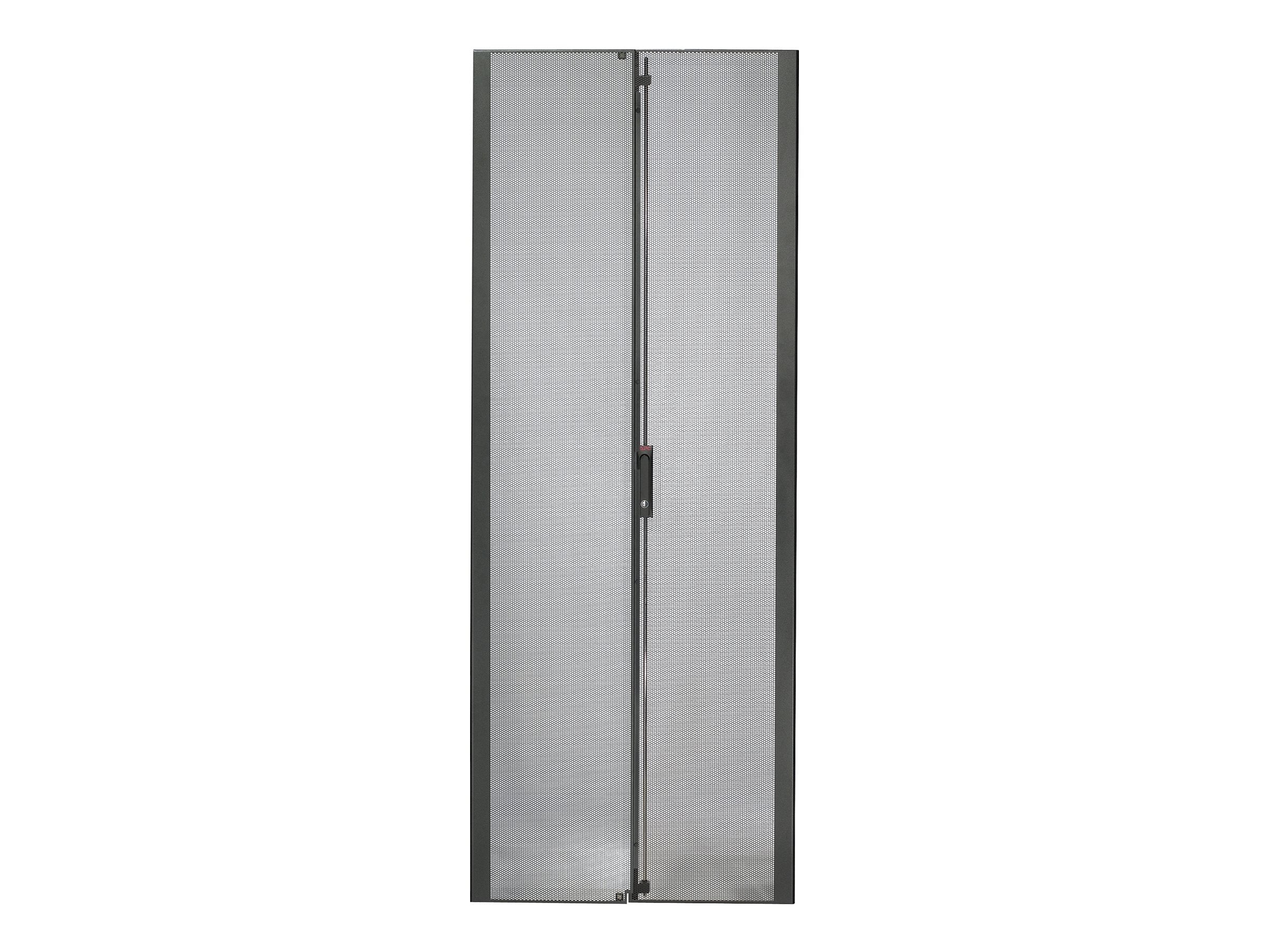 APC NetShelter SX 45U 600mm Wide Perforated Split Doors Black