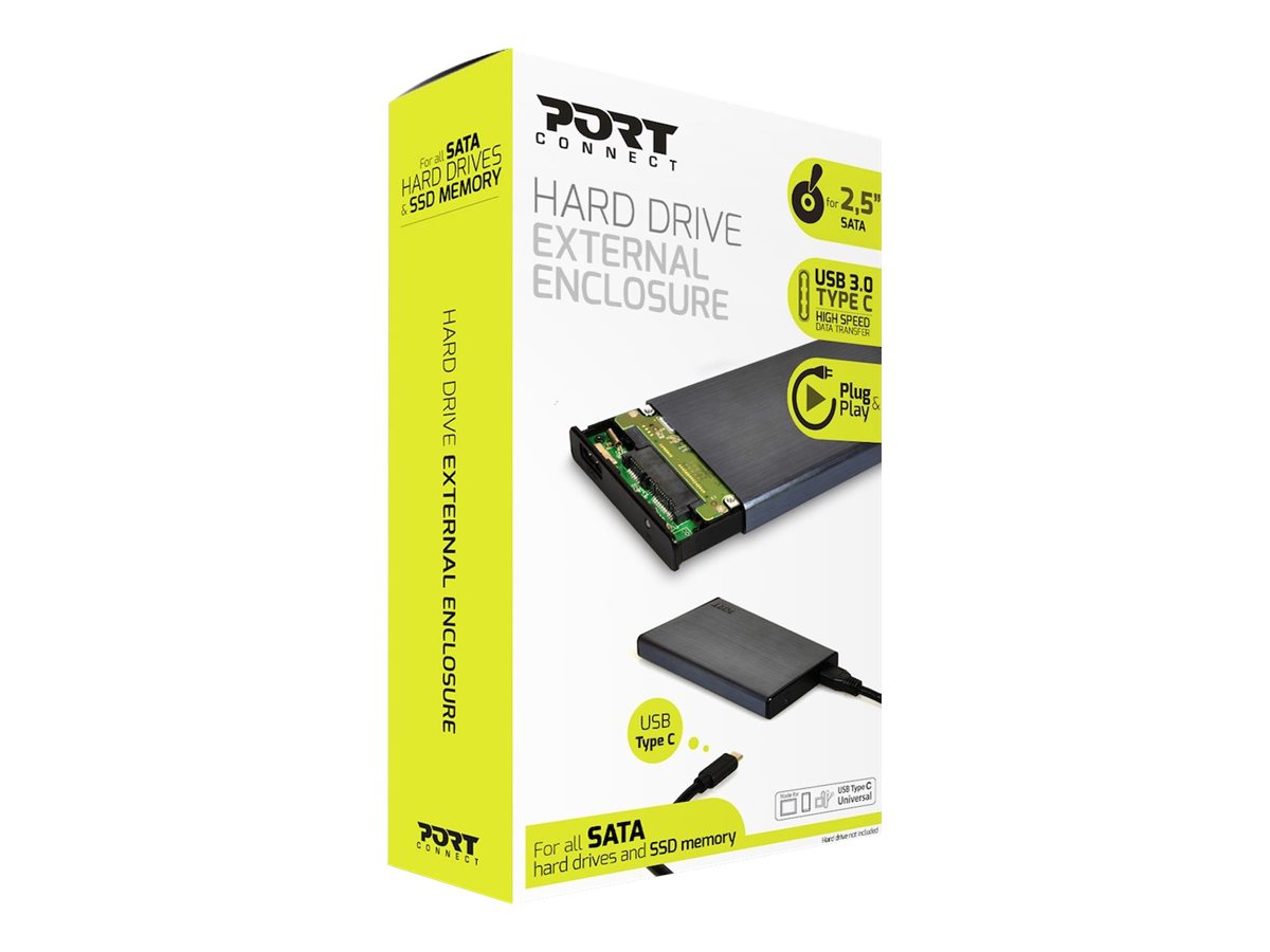 PORT HDD ENCLOSURE SATA TYPE C 2.5