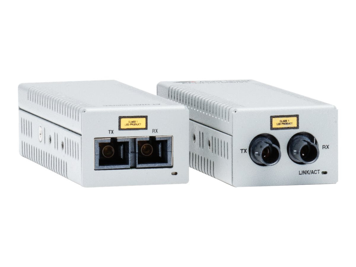 ALLIED AT-DMC1000/ST-50 Desktop Mini Media Converter, 1000TX to 1000SX ST Connec